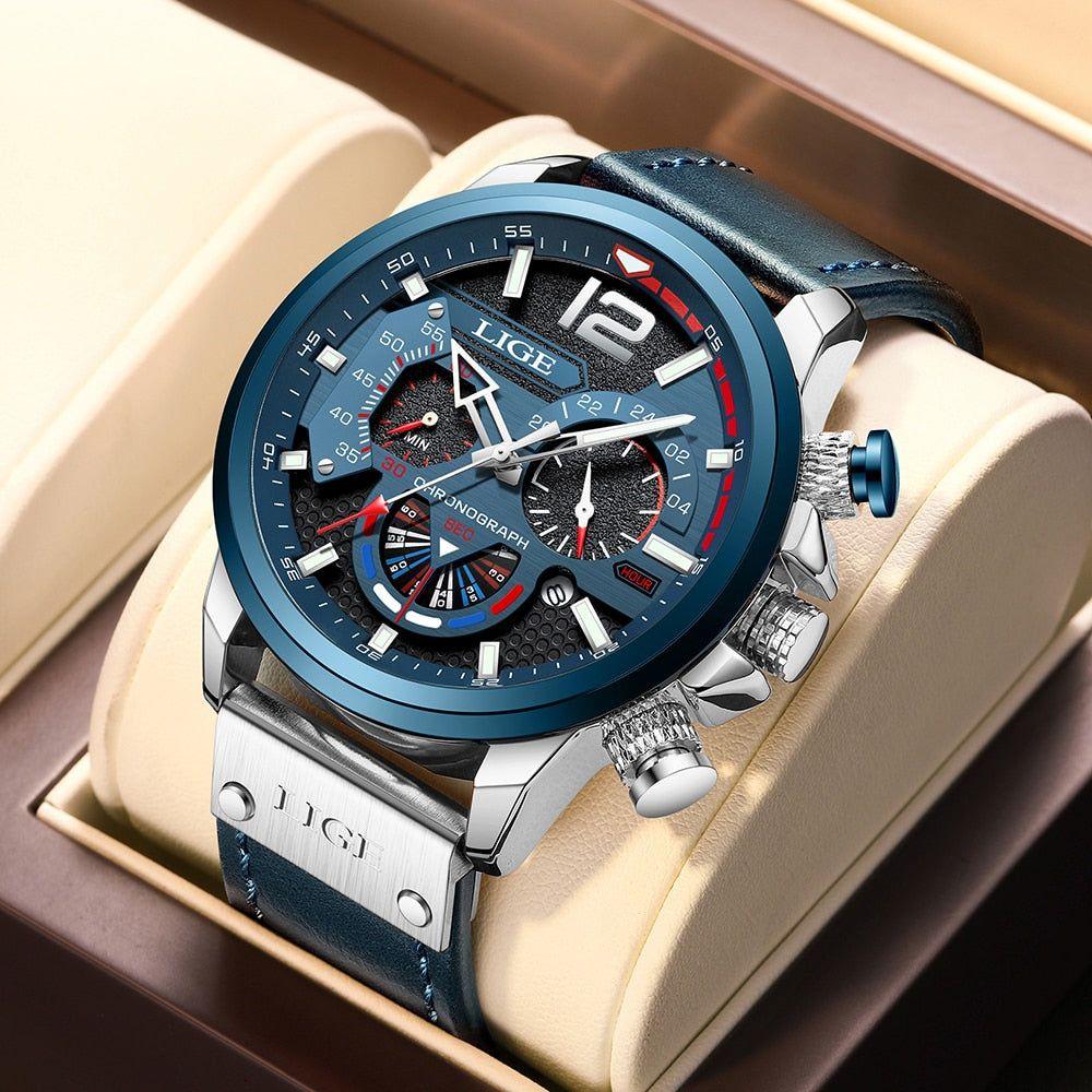 Simple Watches 7TS0313 Casual Leather Sport Waterproof Quartz