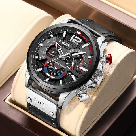 Simple Watches 7TS0313 Casual Leather Sport Waterproof Quartz