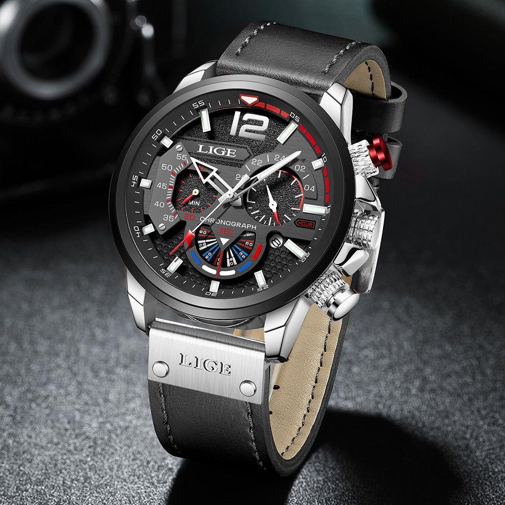 Simple Watches 7TS0313 Casual Leather Sport Waterproof Quartz