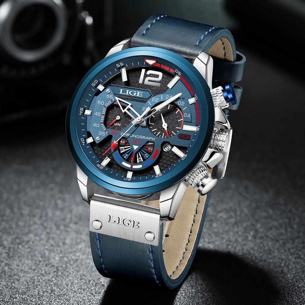 Simple Watches 7TS0313 Casual Leather Sport Waterproof Quartz