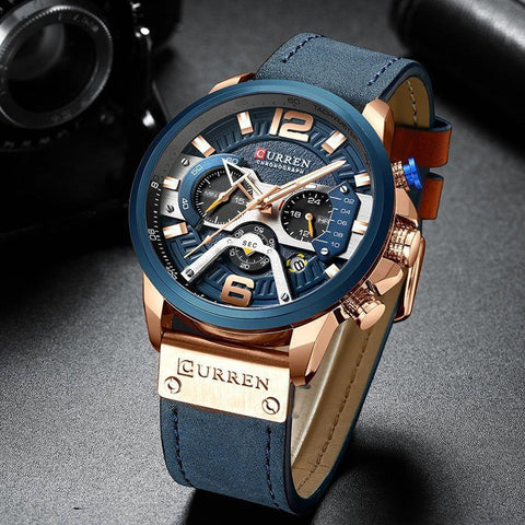 Simple Watches CWF0307 Leather Waterproof Sport Fashion