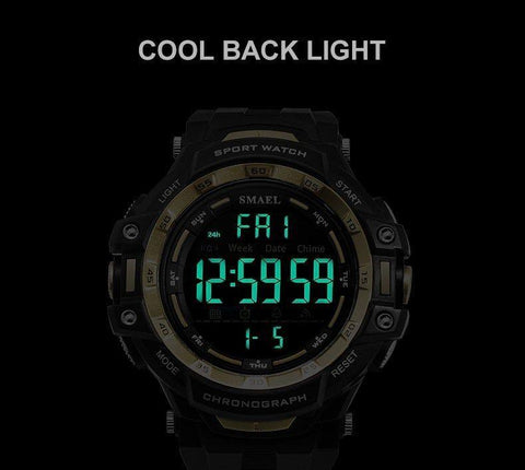 Men Watches Digital LED Light Simple Watch Shock Military Watches Top Brand 1350 Digital Wristwatches Sports