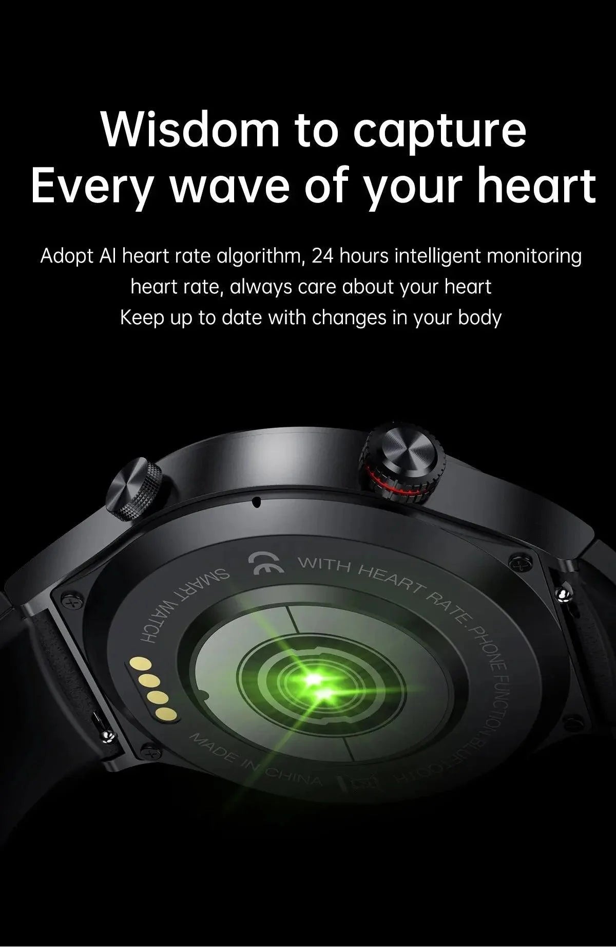 MSW129 Smartwatch - Sports Waterproof for iOS and Android