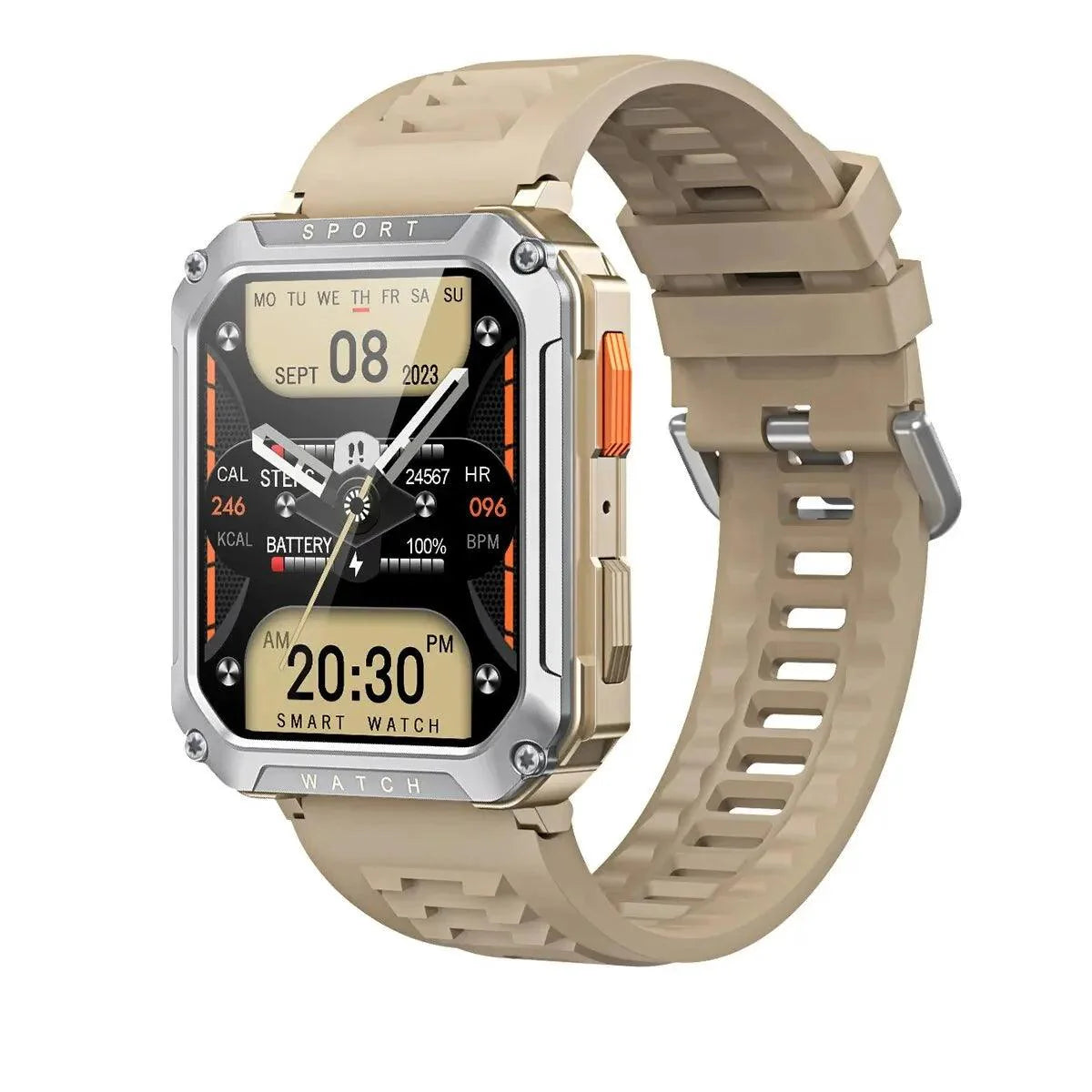 Outdoor Military Sport: T8 PRO Smartwatch Wristwatch