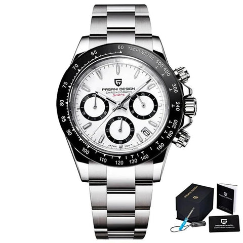 PD-1644 Simple Watch - Quartz Sports Stainless Steel Wristwatch