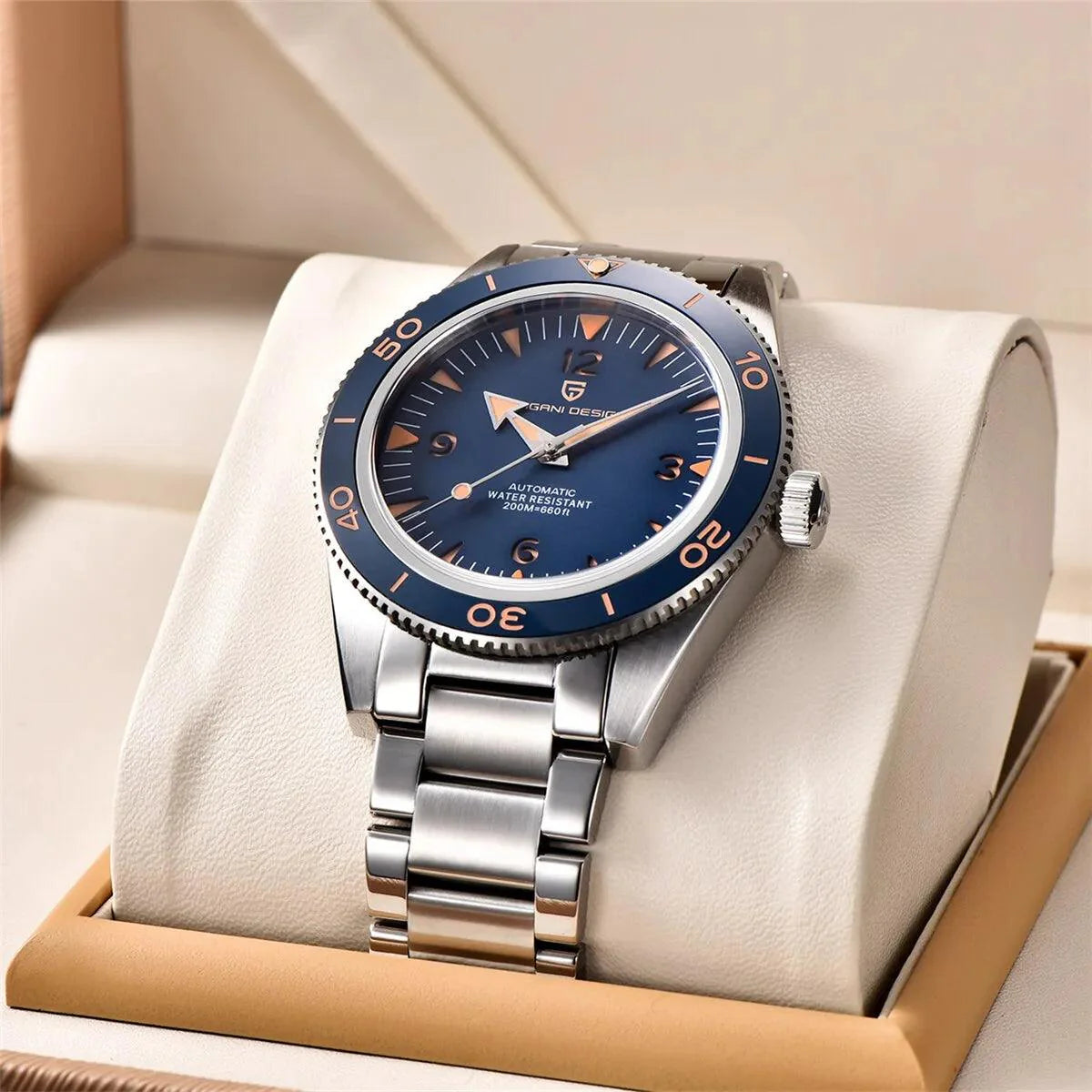 PDYS005 Classic Automatic Mechanical Sports Simple Watch