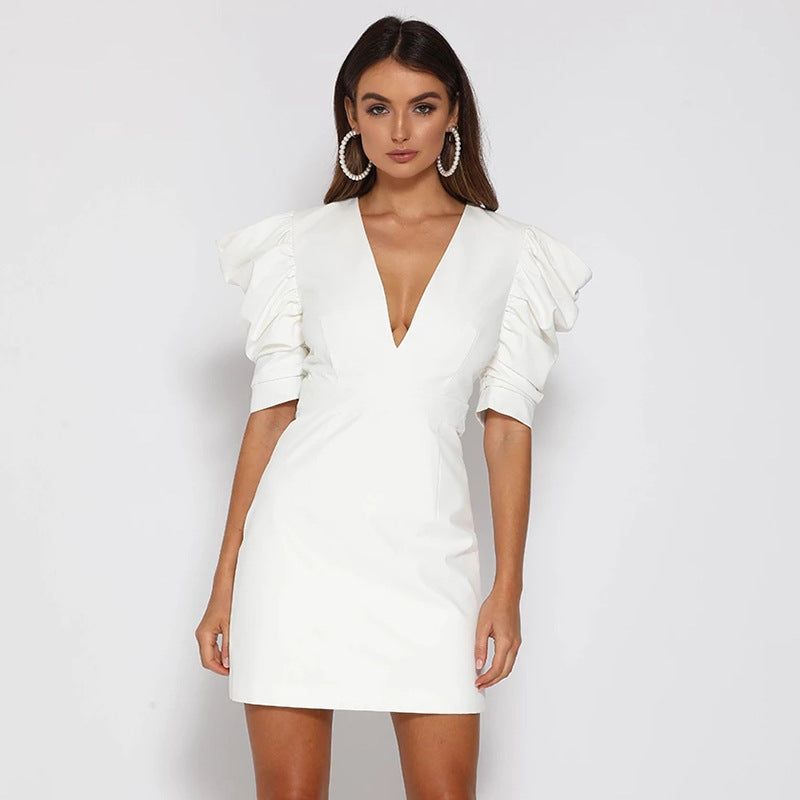 Ava Puff Sleeve Mini Dress