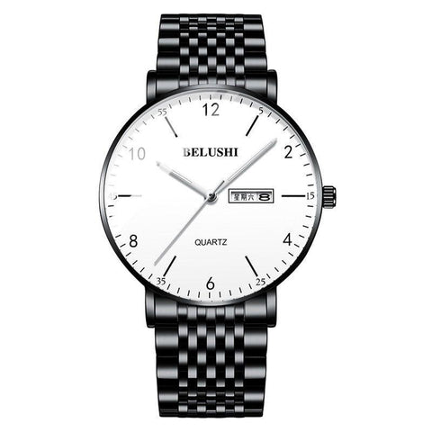 Quartz Simple Watches 1JWS0125 Stainless Steel Business Wristwatch