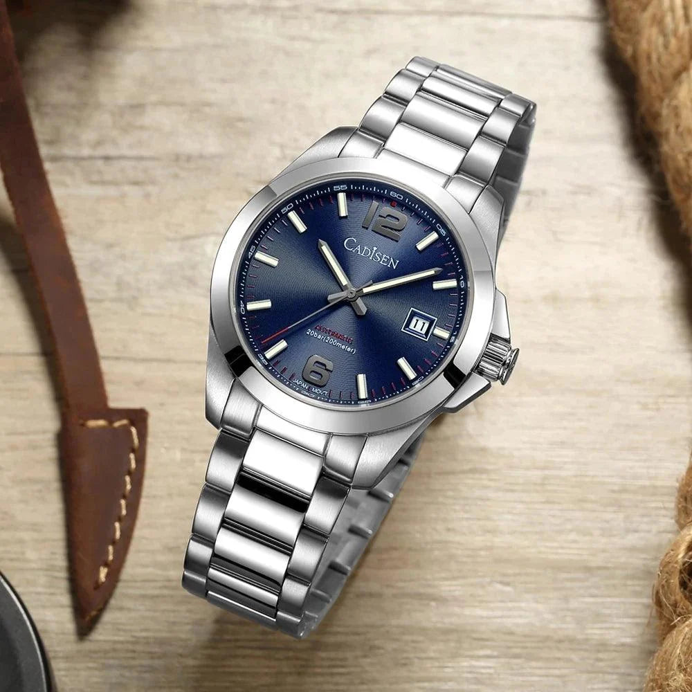SCWMASD37 Men's Simple Watches Luxury Stainless Steel Mechanical ...