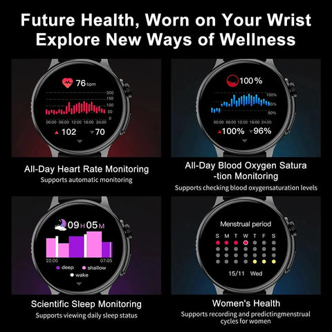 SF551 Smartwatch: Stay Connected, Informed, and Healthy