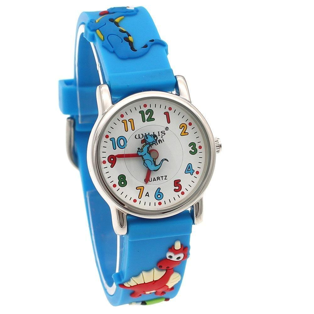 Silicone Simple Cheap Watches Children Kids Girls Dinosaur Cartoon A30