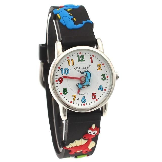 Silicone Simple Cheap Watches Children Kids Girls Dinosaur Cartoon A30