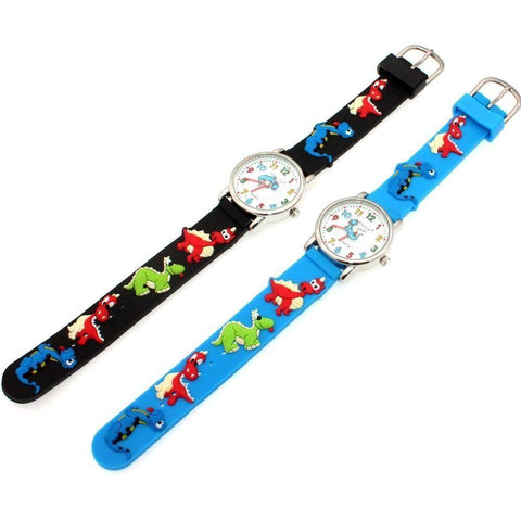 Silicone Simple Cheap Watches Children Kids Girls Dinosaur Cartoon A30