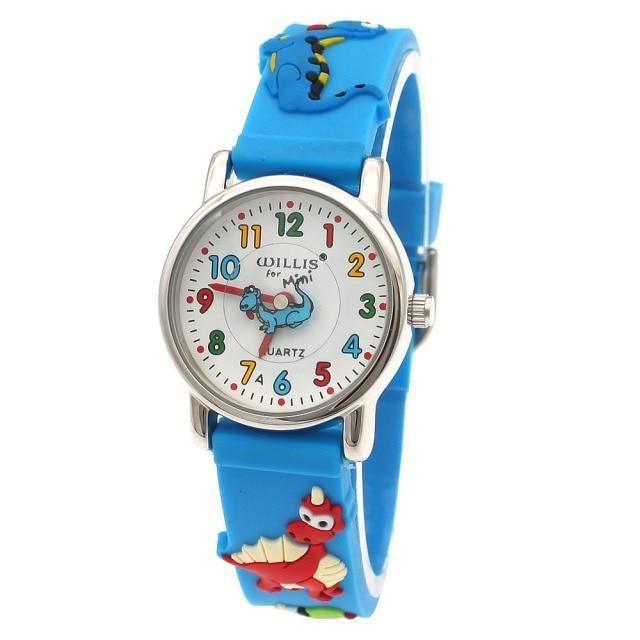 Silicone Simple Cheap Watches Children Kids Girls Dinosaur Cartoon A30