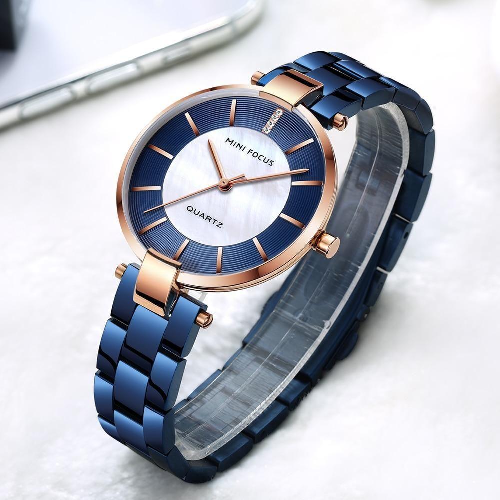 Simple Cheap Watches For Quartz Blue Wristwatches