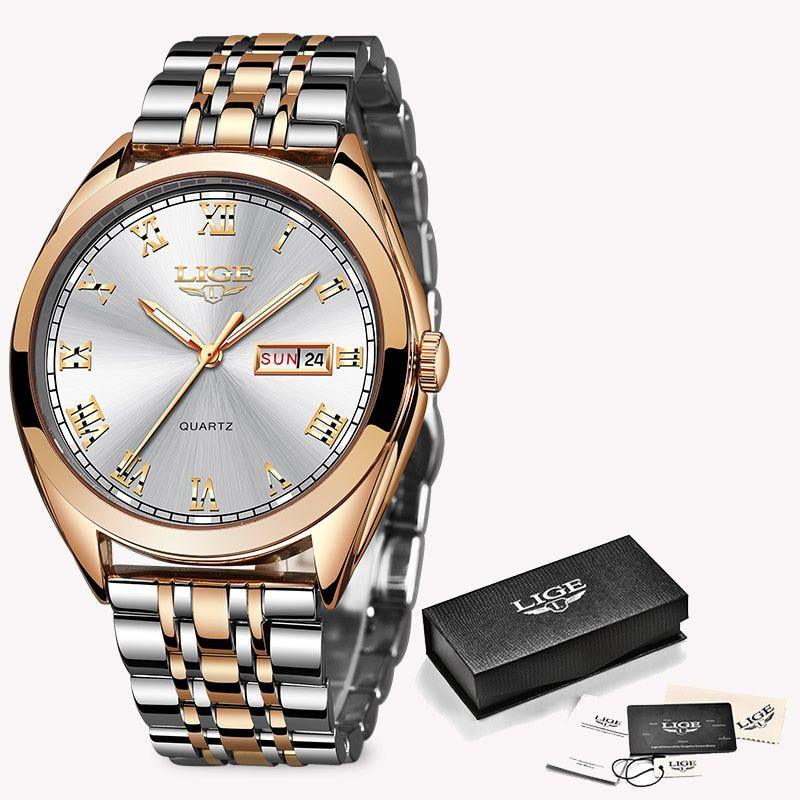 Simple Cheap Watches For Waterproof Gold Quartz Stainless Steel 2021