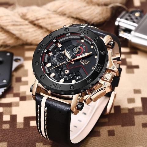 Simple Watches For Military Quartz Leather Band 9899