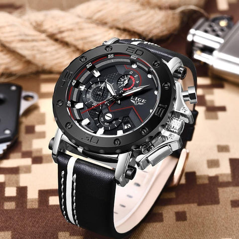 Simple Watches For Military Quartz Leather Band 9899