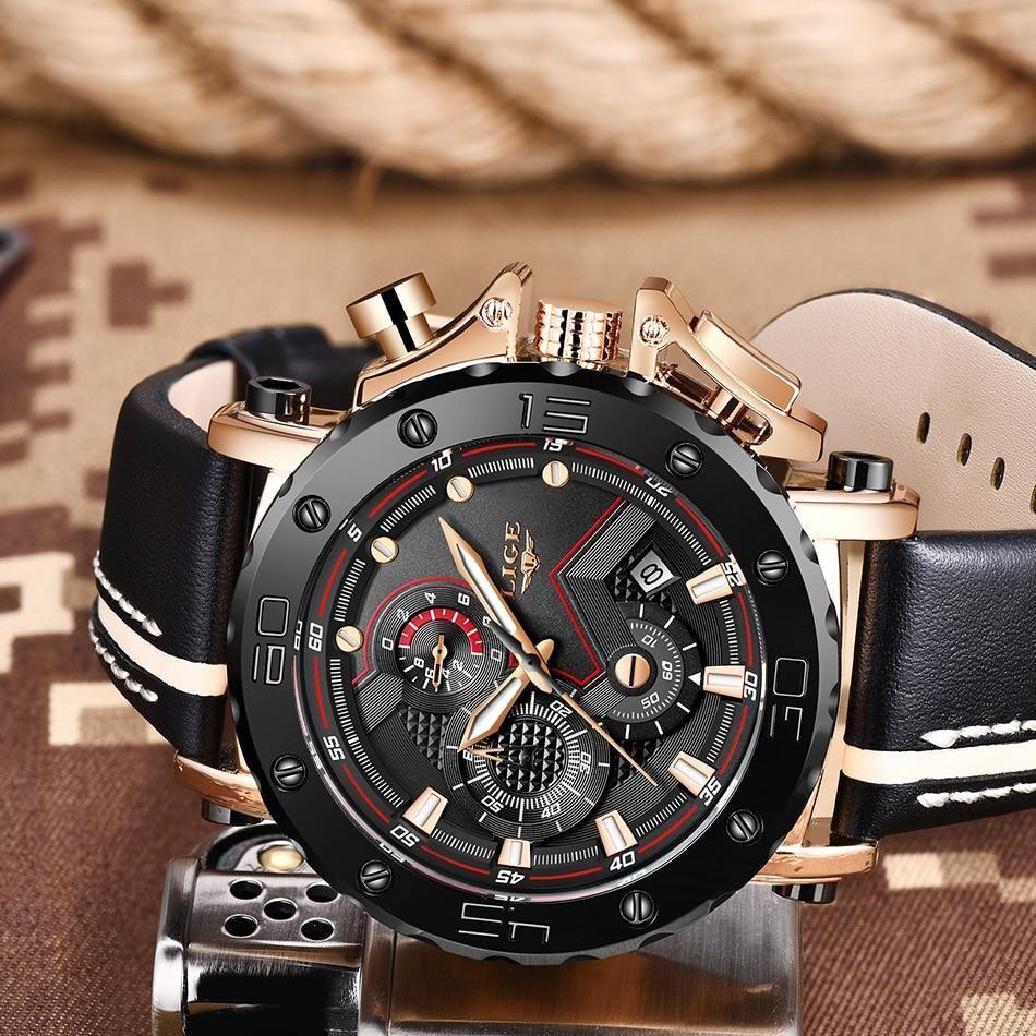 Simple Watches For Military Quartz Leather Band 9899