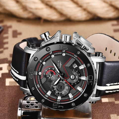 Simple Watches For Military Quartz Leather Band 9899