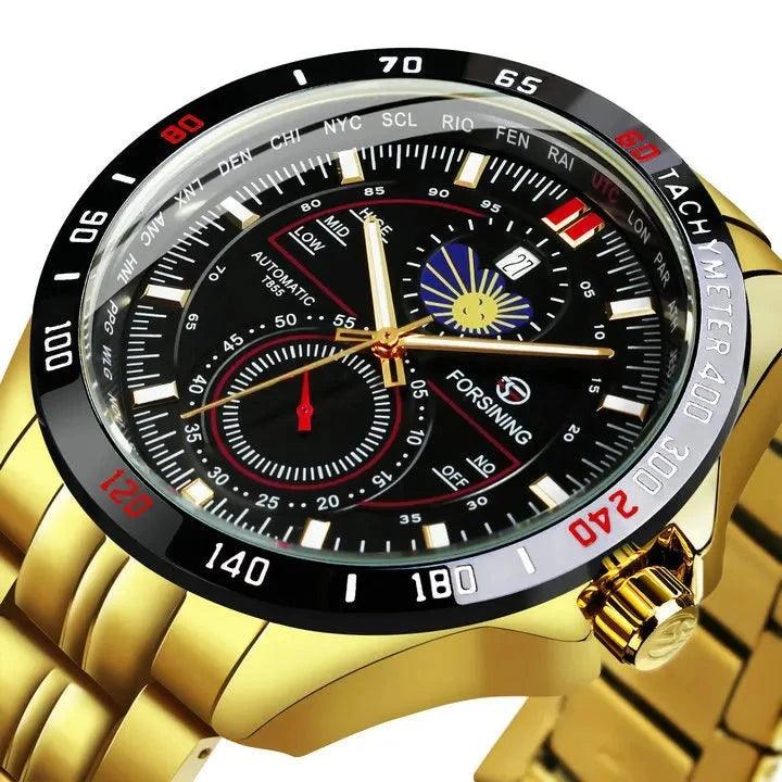 Simple Watches For Sport Golden SL-9062