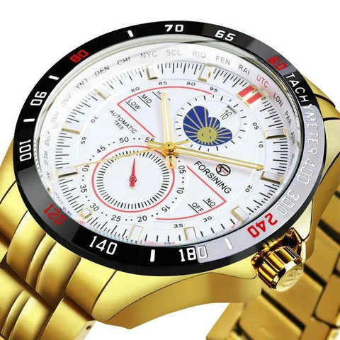 Simple Watches For Sport Golden SL-9062