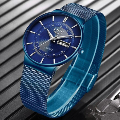 Simple Watches For Waterproof 2021 Blue Quartz #9949