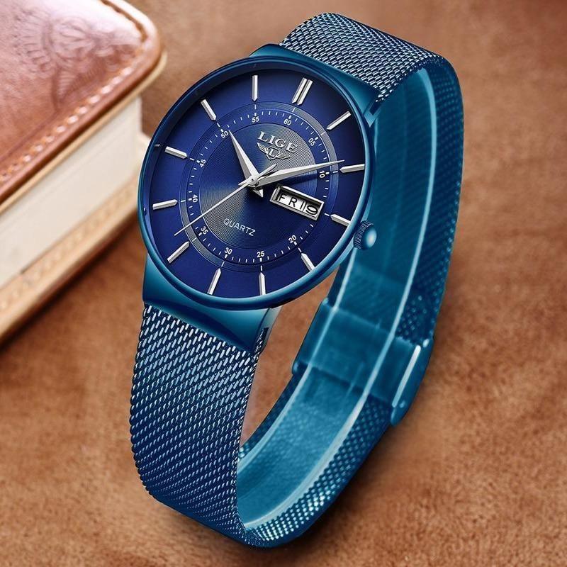 Simple Watches For Waterproof 2021 Blue Quartz #9949