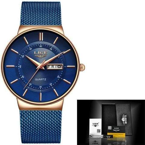 Simple Watches For Waterproof 2021 Blue Quartz #9949