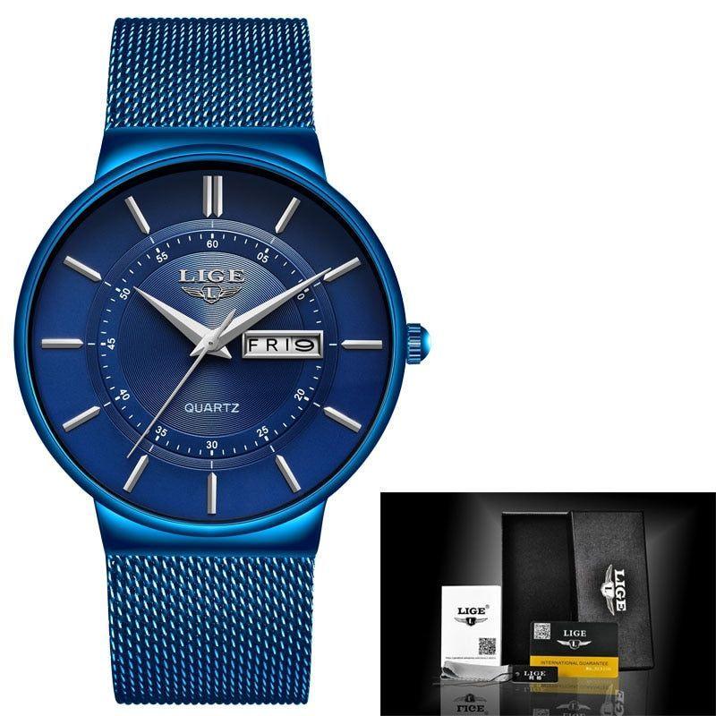 Simple Watches For Waterproof 2021 Blue Quartz #9949