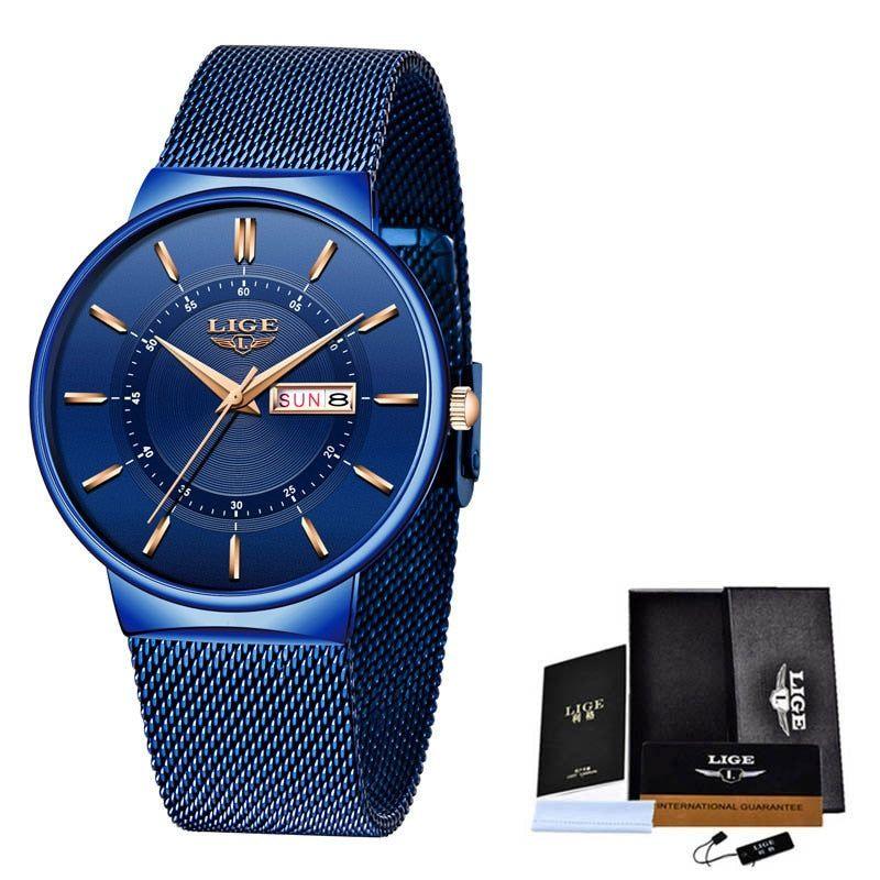 Simple Watches For Waterproof 2021 Blue Quartz #9949