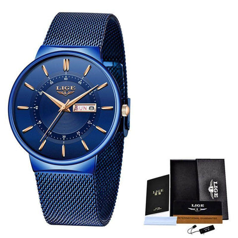 Simple Watches For Waterproof 2021 Blue Quartz #9949