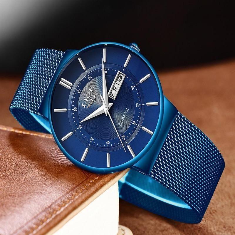 Simple Watches For Waterproof 2021 Blue Quartz #9949