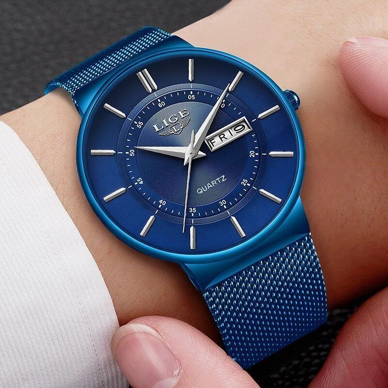 Simple Watches For Waterproof 2021 Blue Quartz #9949