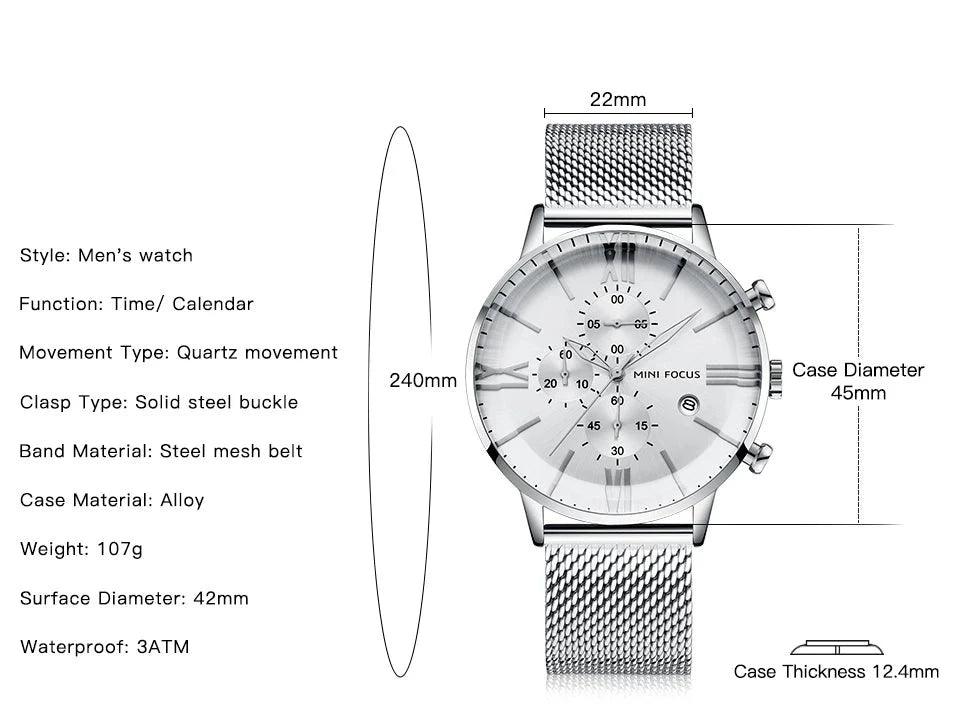 Simple Watches For With Stainless Steel Wristwatches SCW0304