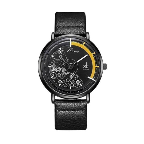 Simple Watches For Leather Quartz K9004