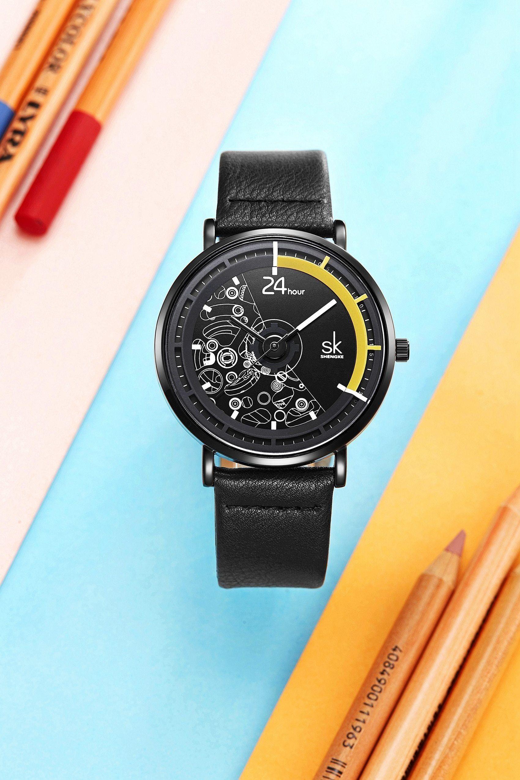 Simple Watches For Leather Quartz K9004