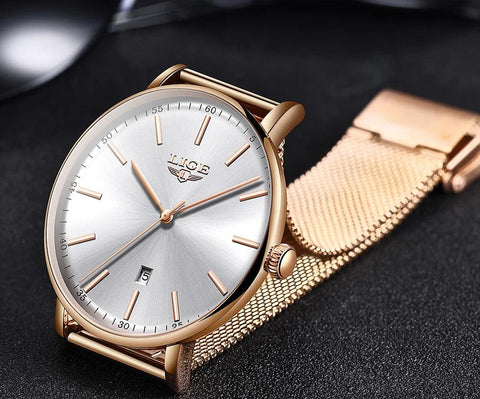 Simple Watches For Quartz Casual Mesh 9908