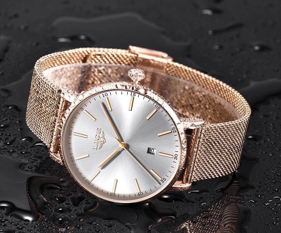 Simple Watches For Quartz Casual Mesh 9908