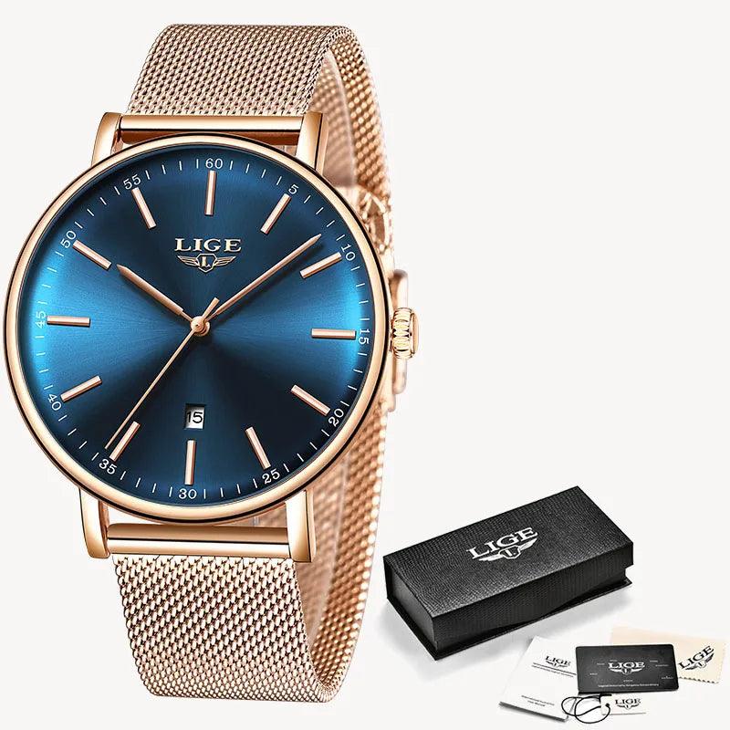 Simple Watches For Quartz Casual Mesh 9908