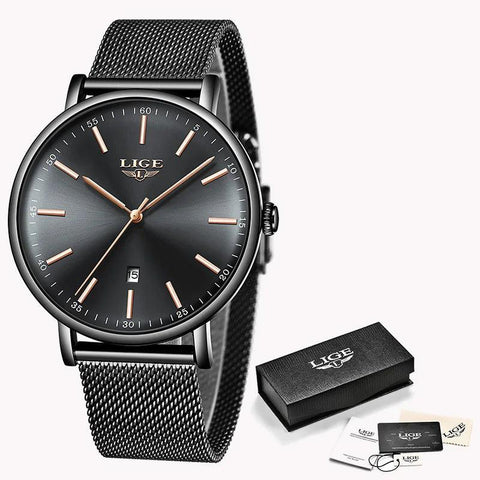 Simple Watches For Quartz Casual Mesh 9908