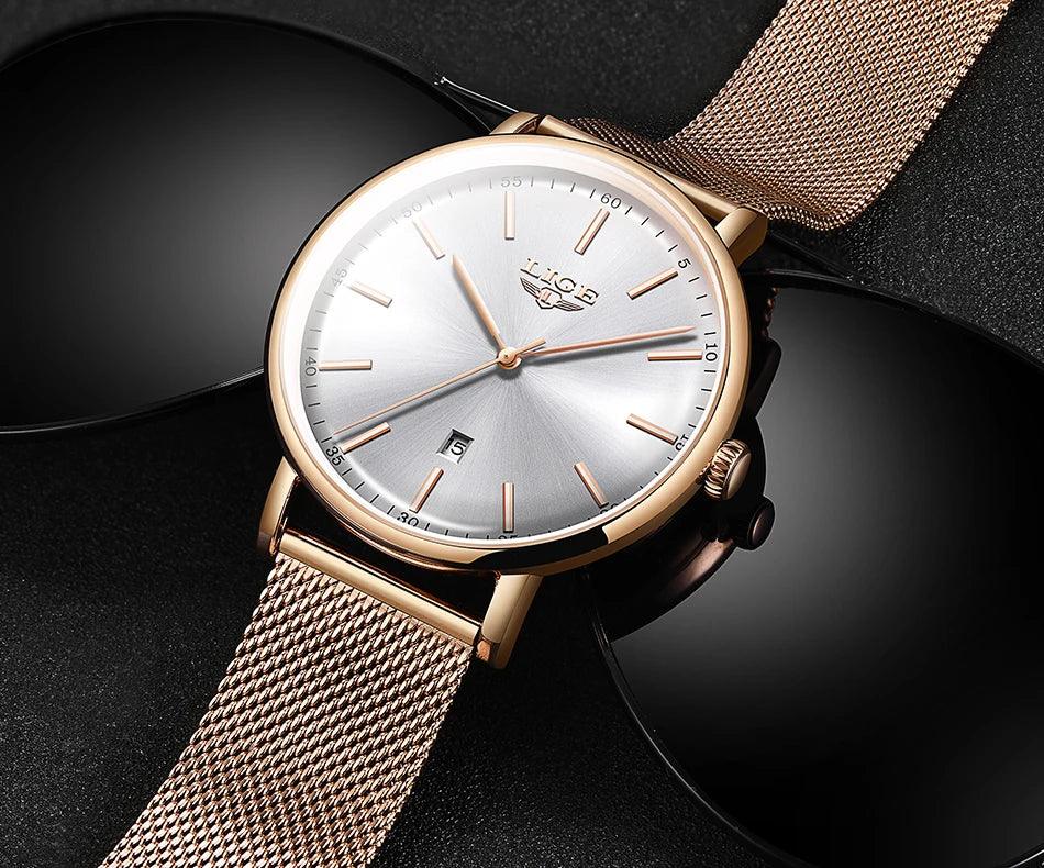 Simple Watches For Quartz Casual Mesh 9908