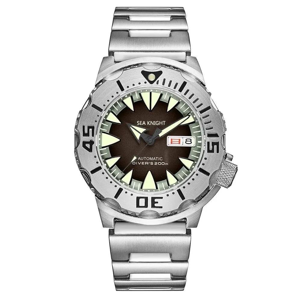 SK01 Simple Watch - Monster V2 - Stainless Steel Automatic Mechanical Wristwatch