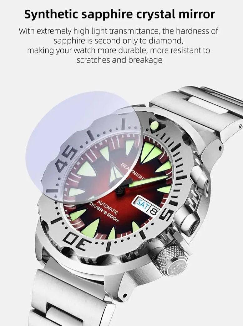 SK01 Simple Watch - Monster V2 - Stainless Steel Automatic Mechanical Wristwatch