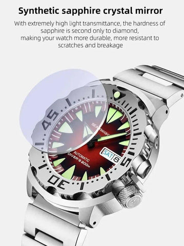 SK01 Simple Watch - Monster V2 - Stainless Steel Automatic Mechanical Wristwatch