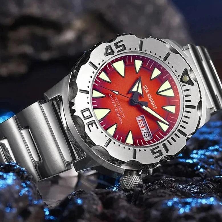 SK01 Simple Watch - Monster V2 - Stainless Steel Automatic Mechanical Wristwatch