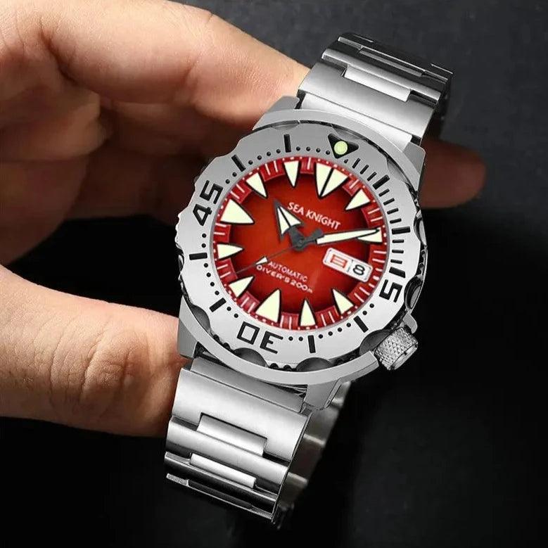 SK01 Simple Watch - Monster V2 - Stainless Steel Automatic Mechanical Wristwatch