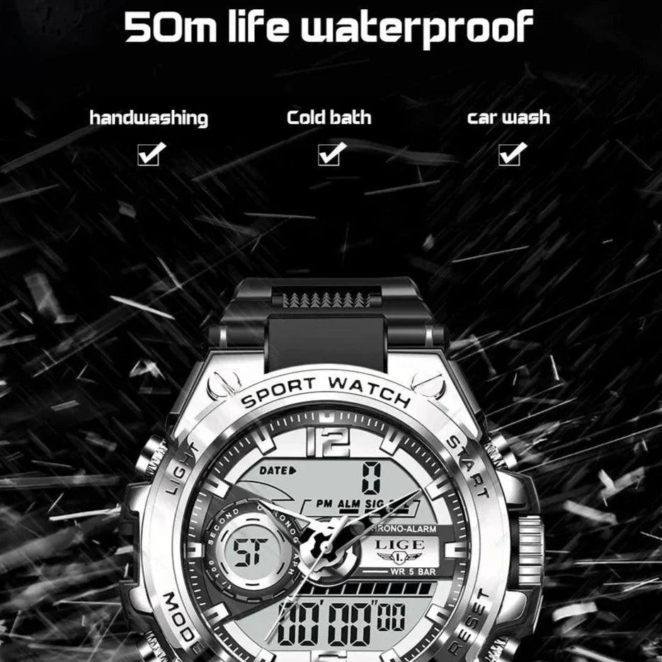 Sport Quartz Digital Watch MSCWNN00 Diving Waterproof Watch