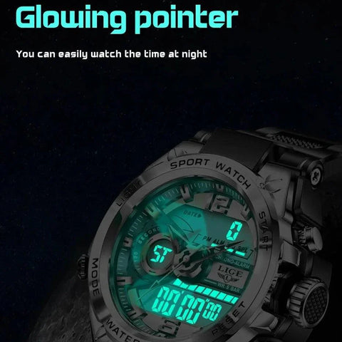 Sport Quartz Digital Watch MSCWNN00 Diving Waterproof Watch