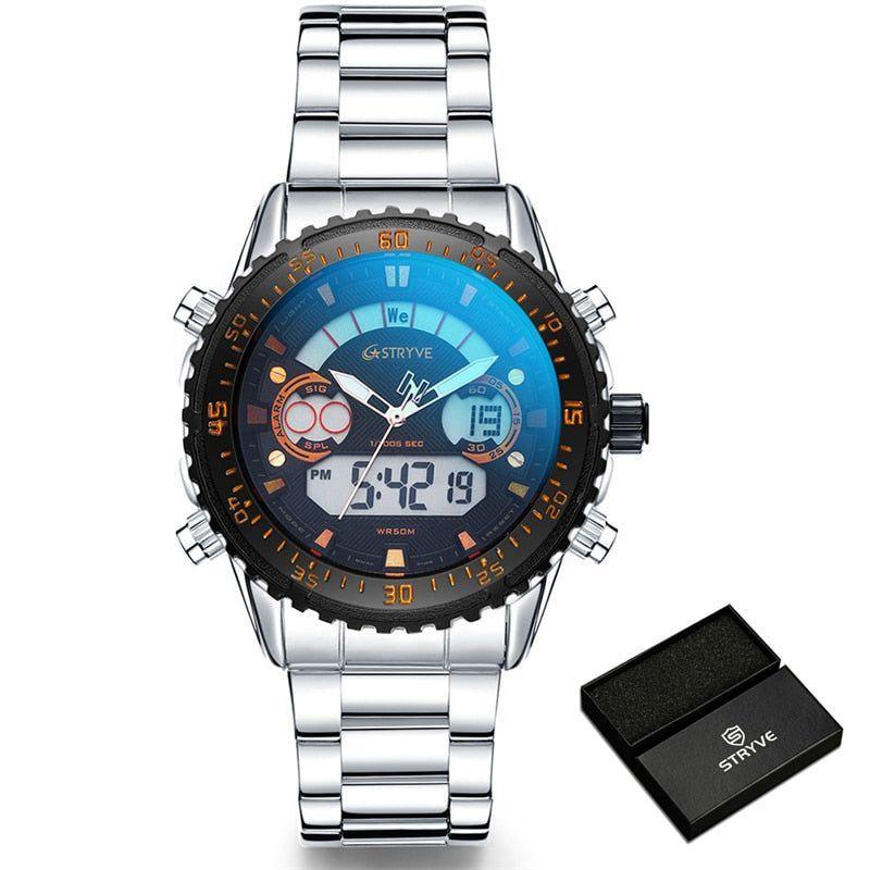 Sport Stainless Steel Simple Watch 12JWS0934 Waterproof Quartz